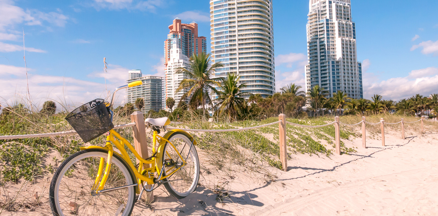 Miami Florida Beach Home Bike