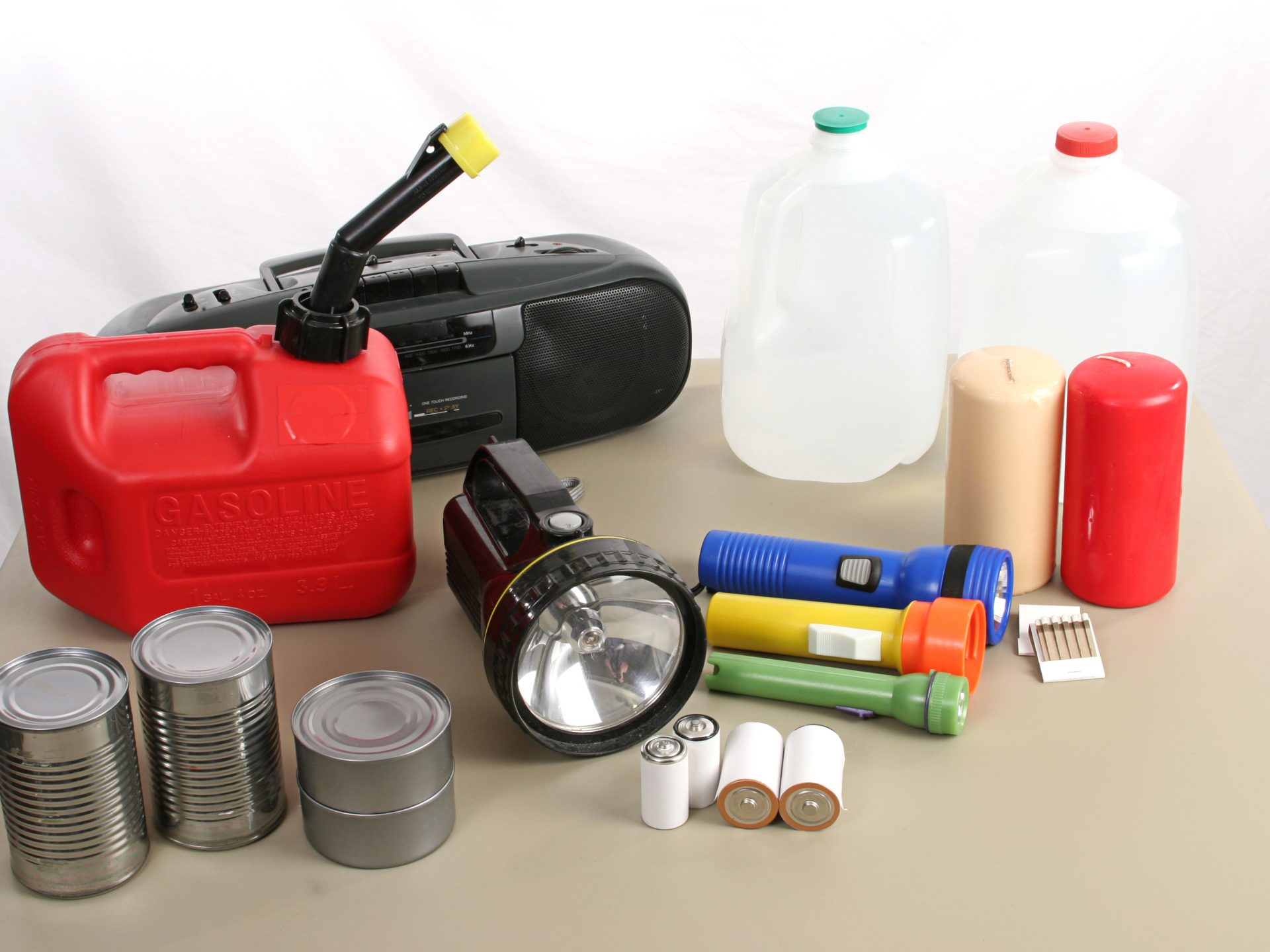Hurricane supplies for hurricane preparedness